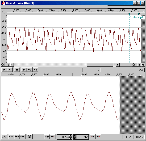 Sound Forge's Loop Editor