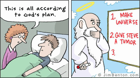 Sure, this is exactly how god works.